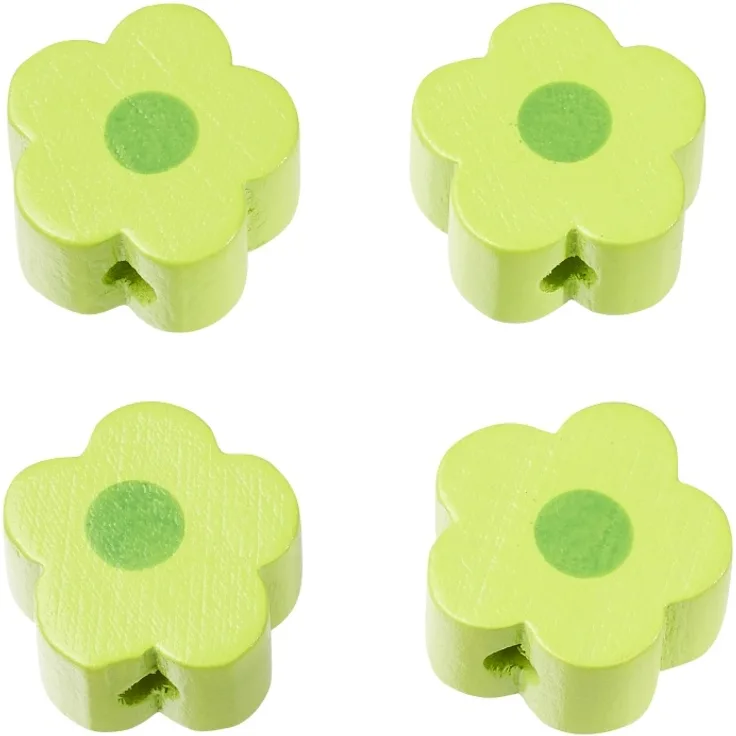 Schnulli-Blmchen 16 x 15,5 x 8 mm, DL 3 mm, lemon, Btl. 4 St.