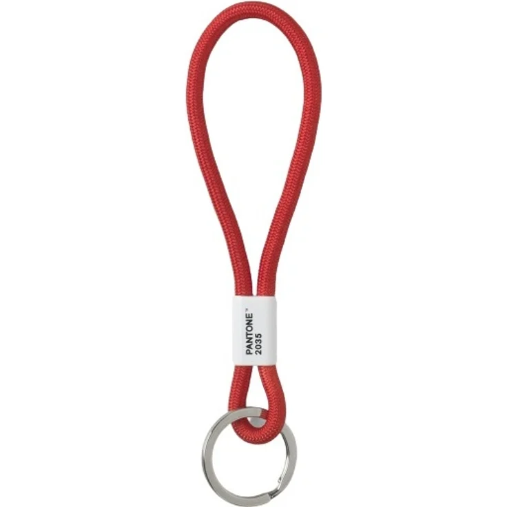 Pantone schlüsselanhänger 18 cm Nylon rot – Bild 1