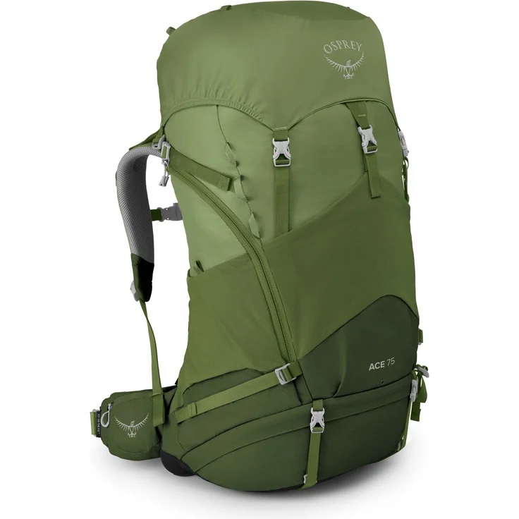 Osprey ACE 75 Venture Green, Größe 75l - Kinderrucksack, Farbe Grün – Bild 1