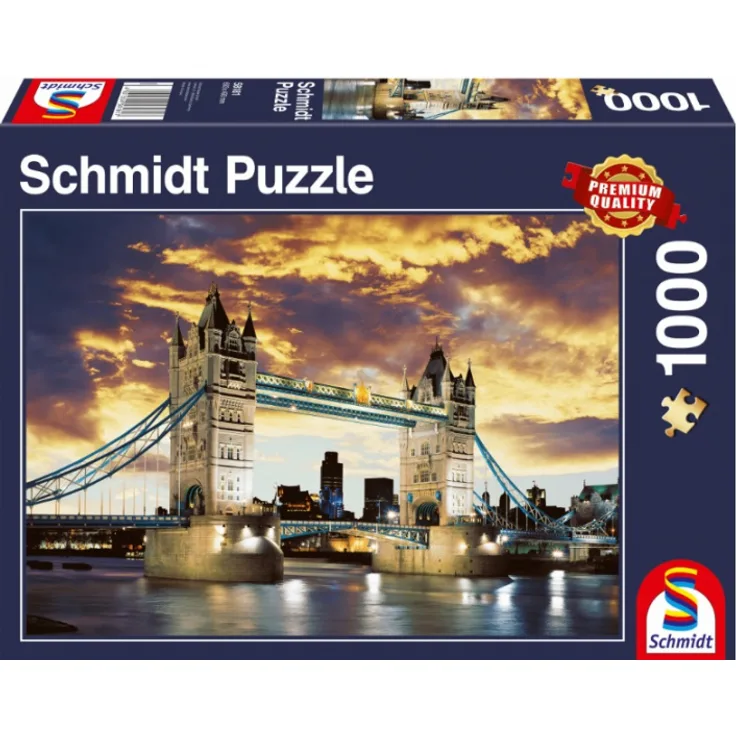 puzzle Tower Bridge London 37 cm Karton 1000 Teile