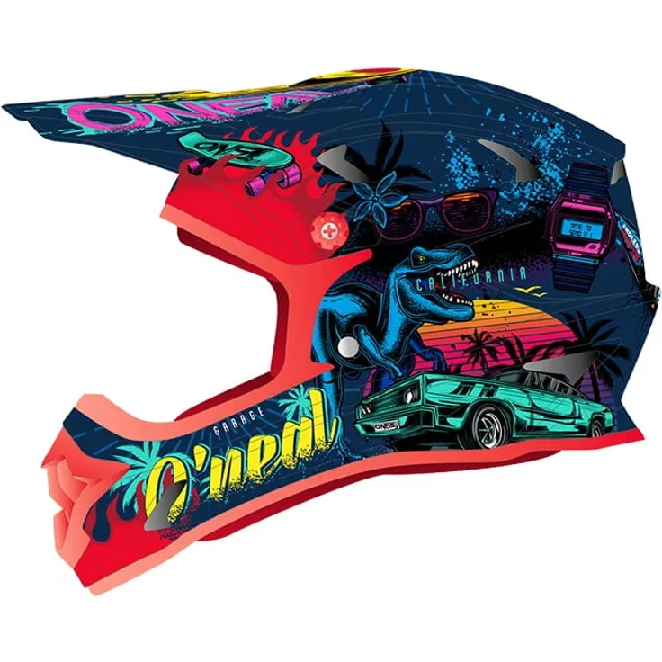 Oneal Sonus Youth Rex - Kid Fullface Helm - Multicolor 48 - 50 cm