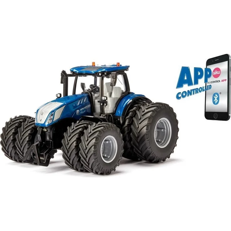 SIKU R/C 6738 - New Holland T7 315 mit Doppelreifen - Bluetooth App Steuerung – Bild 1