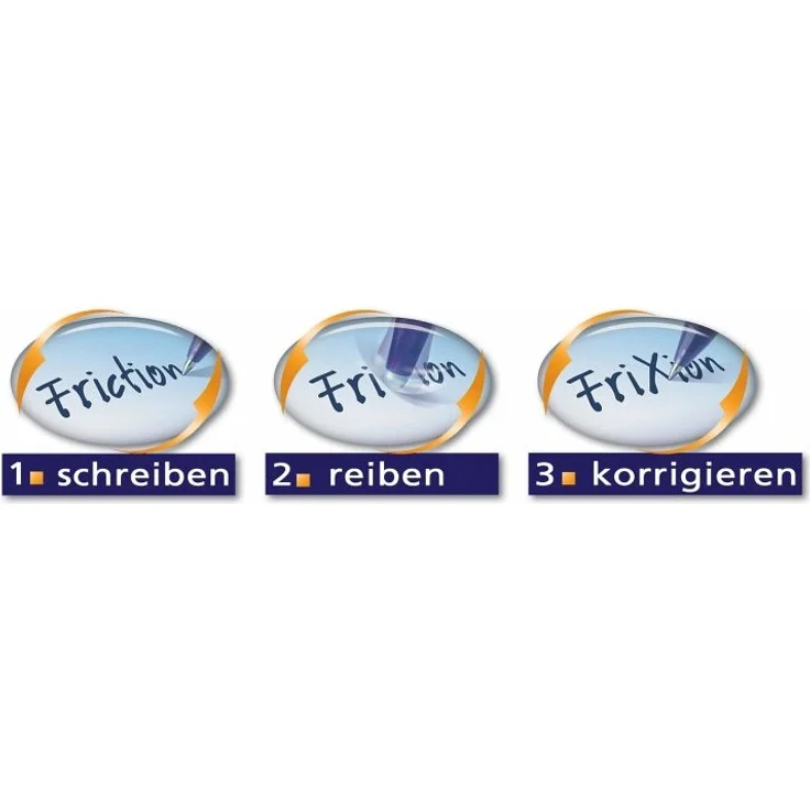 PILOT Mine FriXion Ball blauschwarz, 3er Set – Bild 3
