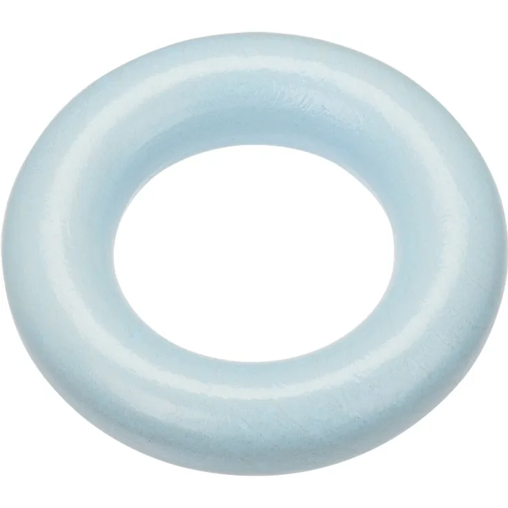 Schnulli-Holzring 36/8 mm, hellblau, Btl. 2 St.