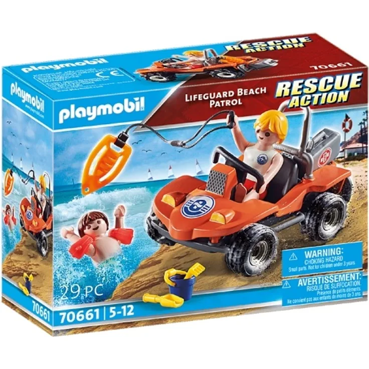Playmobil Rescue Action 70661 'Lifeguard Beach Patrol', 29 Teile, ab 5 Jahren