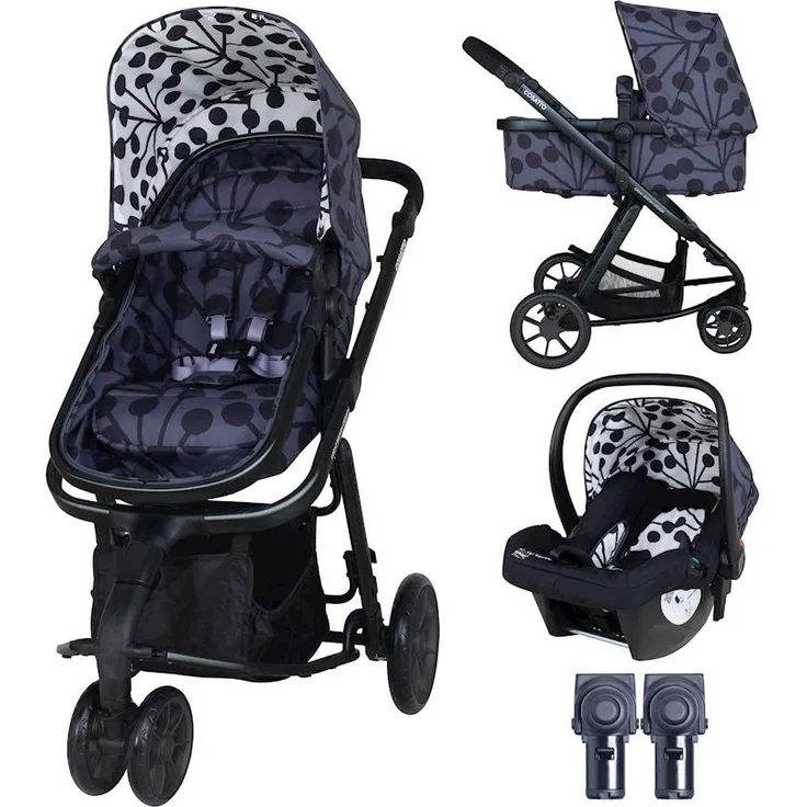 COSATTO - Giggle 2-in-1-Reisesystem, Kinderwagen, Buggys & Bay Autositz – Geburt bis 18 kg, leicht, kompakt zusammenklappbar, Lunaria)
