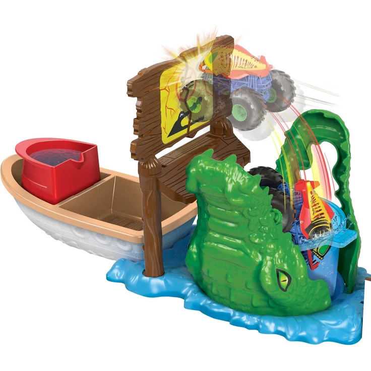 Mattel - Hot Wheels Monster Trucks Color Shifters Playset (WMT) - Preisvergleich – Bild 4