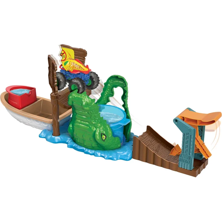 Mattel - Hot Wheels Monster Trucks Color Shifters Playset (WMT) - Preisvergleich – Bild 5