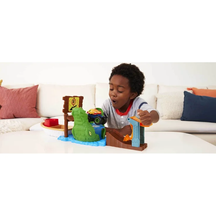 Mattel - Hot Wheels Monster Trucks Color Shifters Playset (WMT) - Preisvergleich – Bild 6