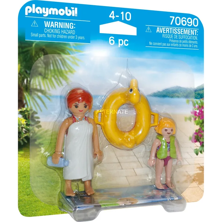 Playmobil 70690 'DuoPack Aqua Park Badegäste', 6 Teile, ab 4 Jahren