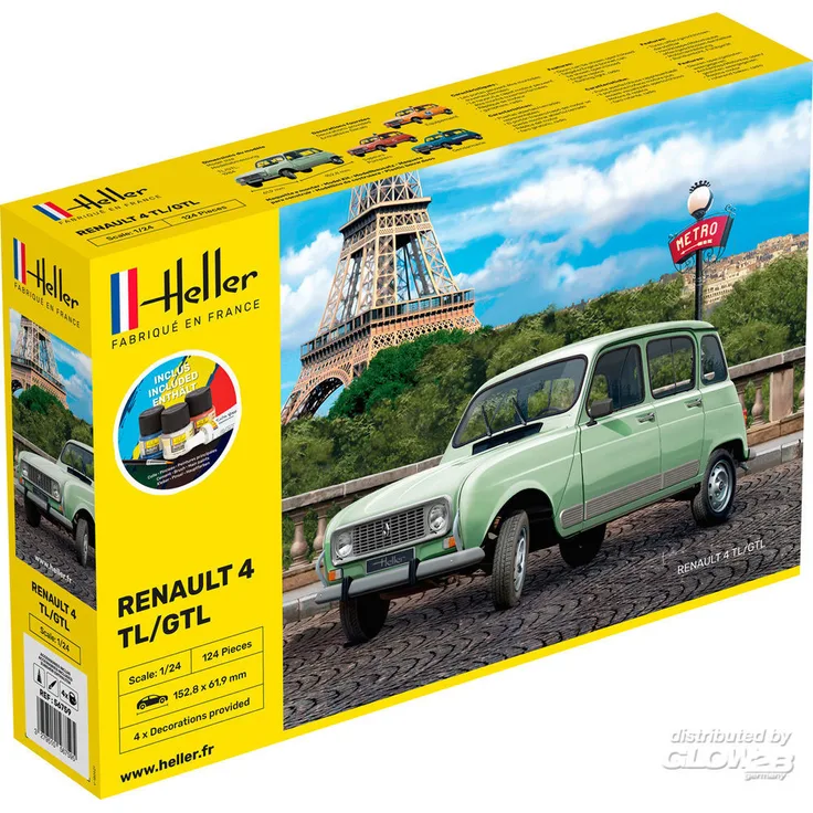 Heller 56759 STARTER KIT Renault 4l