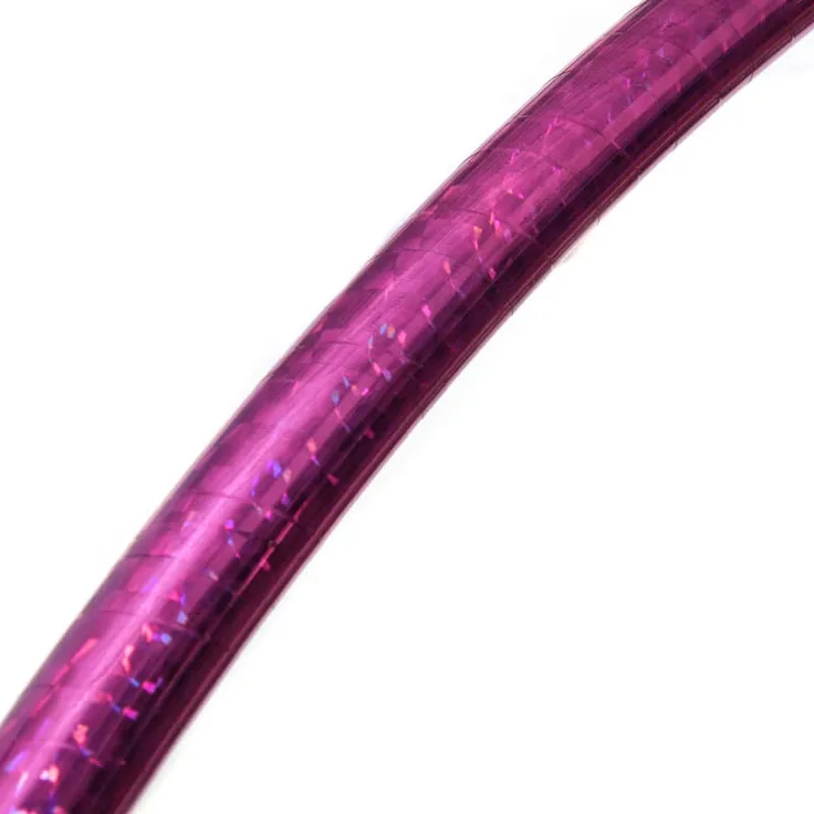 Zirkus Hula Hoop, Hologramm Farben, Ø 85cm Pink
