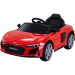 Audi R8 Spyder Kinder-Elektroauto lizenziertes Kinderfahrzeug 60 Watt Kinderauto (Rot)