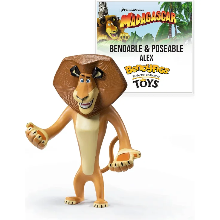 BendyFigs Madagascar Alex