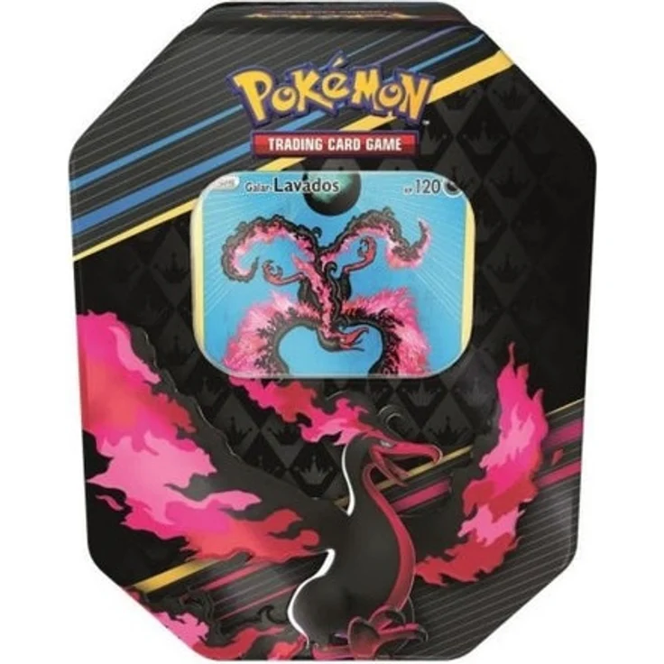 Pokemon Zenit der Könige: Galar Lavados Tin Box - Deutsches Sammelkartenspiel - 4 Booster Packs – Bild 1