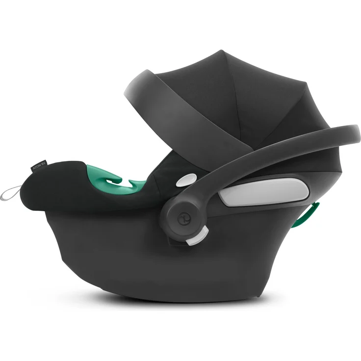 Cybex Aton B2 i-Size Babyschale inkl. Base One Volcano Black – Bild 4
