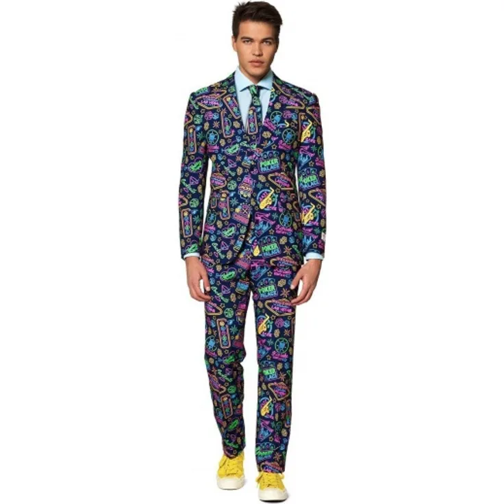 OppoSuits anzug Casino Man Herren Polyester Größe 48