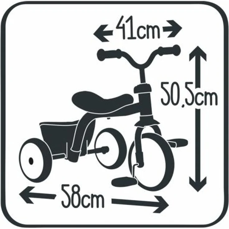 Smoby 7600742000 Dreirad Rookie – Bild 6