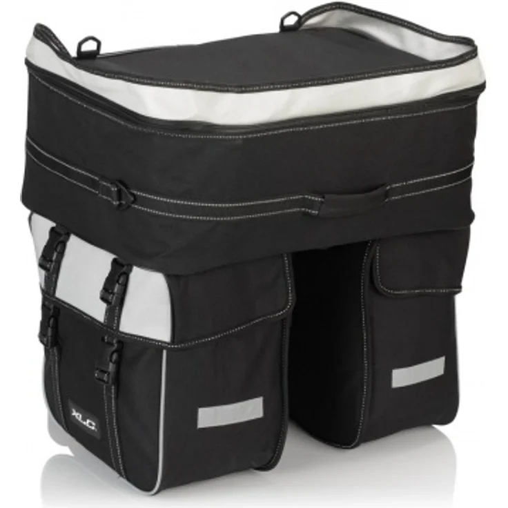 XLC Dreifachpacktasche Traveller BA-S68 schwarz/anthrazit ca. 58 ltr