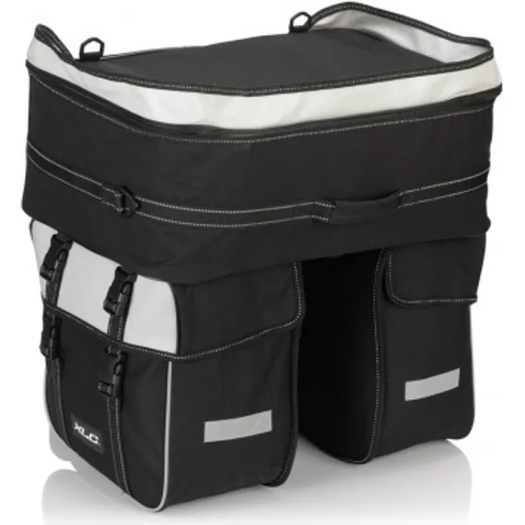 XLC Dreifachpacktasche Traveller BA-S68 schwarz/anthrazit ca. 58 ltr