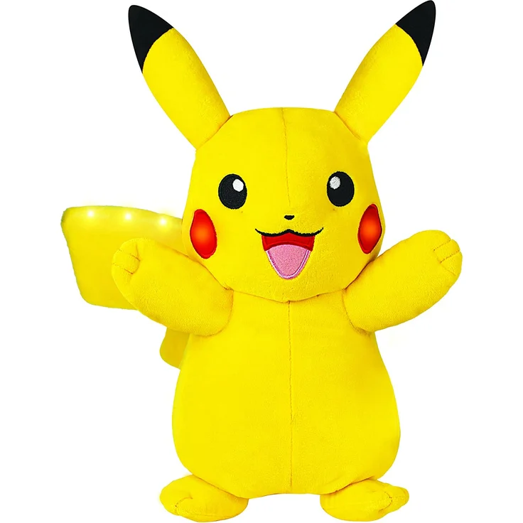 Pokemon Plüschfigur Pikachu mit Licht und Sound (25 cm) – Bild 3