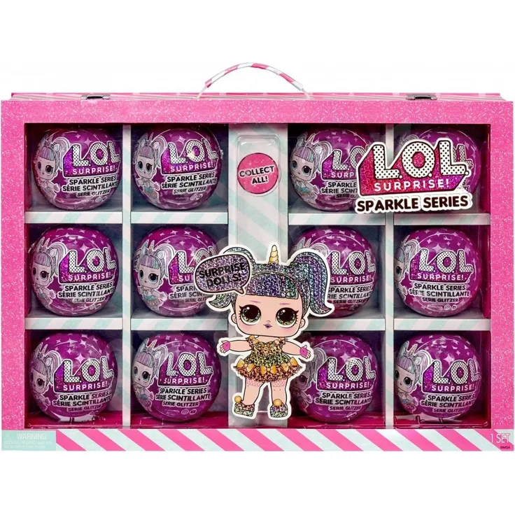 LOL Surprise Glitzer Serie - Glitzer-Puppen im 12er-Pack - 80+ Überraschungen mit Puppen, Outfits, Accessoires und mehr - Spielzeug mit Wasserüberraschung - Für Mädchen und Jungen ab 4 Jahren