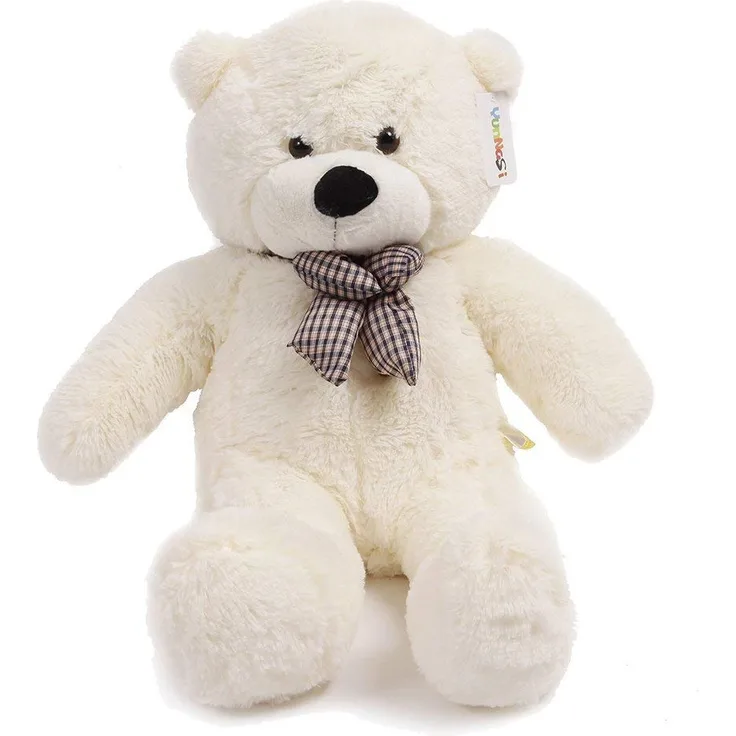 YunNasi Riesen TeddyBär XXL Teddy Bär Großer Kuscheltier Stofftier Plüschbär mit süßer Schleife 120cm