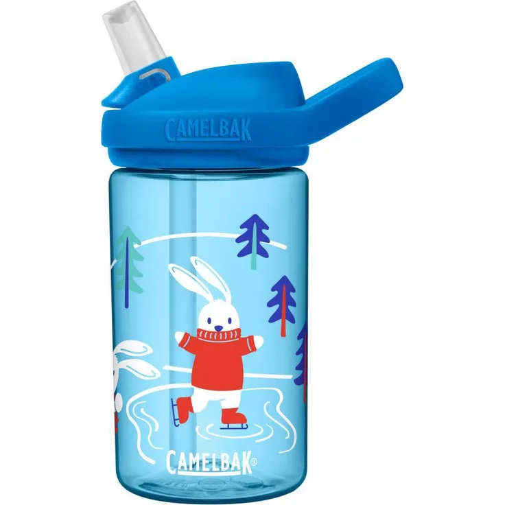 Camelbak Eddy+ Kids Winter Limited Edition 400ml Bundled Bunnies, Größe 400 ml - Becher & Trinkflaschen, Farbe Blau