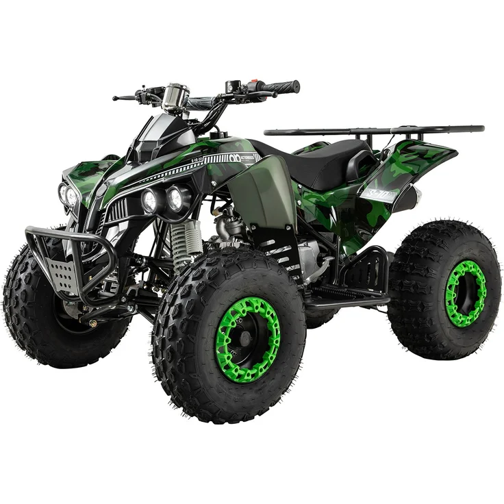 Midiquad Miniquad ATV S-10 125 cc Quad Pocket Bike Kinderquad Benzin Pocketquad (lackiert Camouflage) – Bild 1