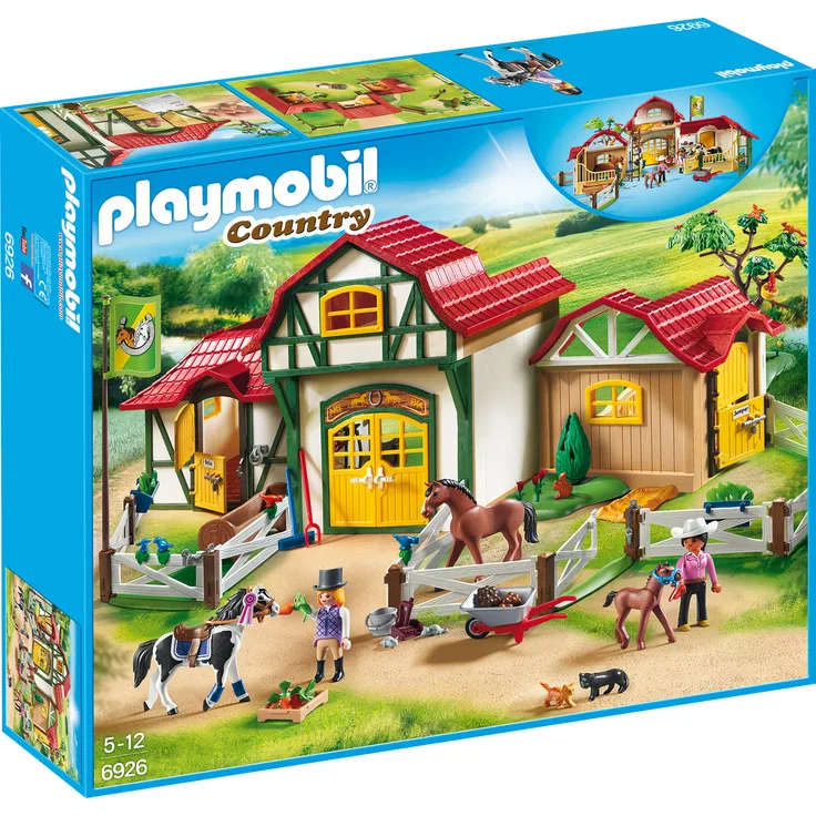 Playmobil Country 6926 'Großer Reiterhof', 102 Teile, ab 5 Jahren