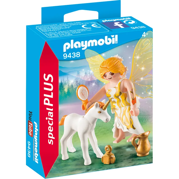 Playmobil Special Plus 9438 'Sonnenfee mit Einhornfohlen', 5 Teile, ab 4 Jahren