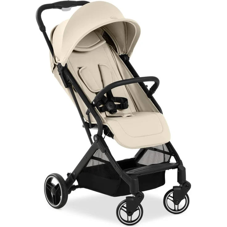 Hauck 'Travel N Care Plus' Reisebuggy, UV-Schutz 50+, bis 25 kg belastbar (22 kg Kind + 3 kg Korb), faltbar, Vanilla – Bild 1