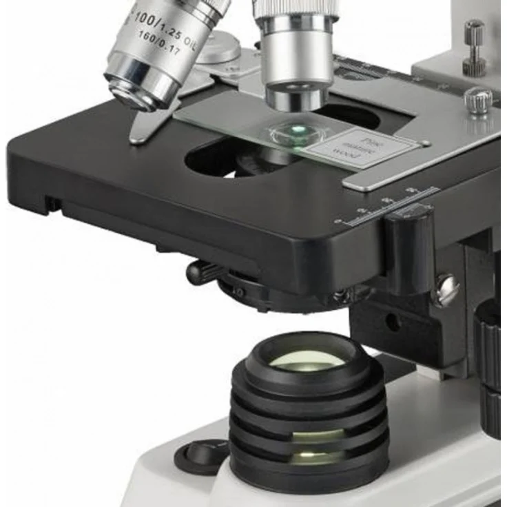 Bresser Optics Researcher Bino Digitales Mikroskop Schwarz Weiß 1000x 40x – Bild 3