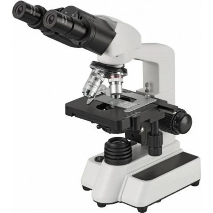 Bresser Optics Researcher Bino Digitales Mikroskop Schwarz Weiß 1000x 40x – Bild 1