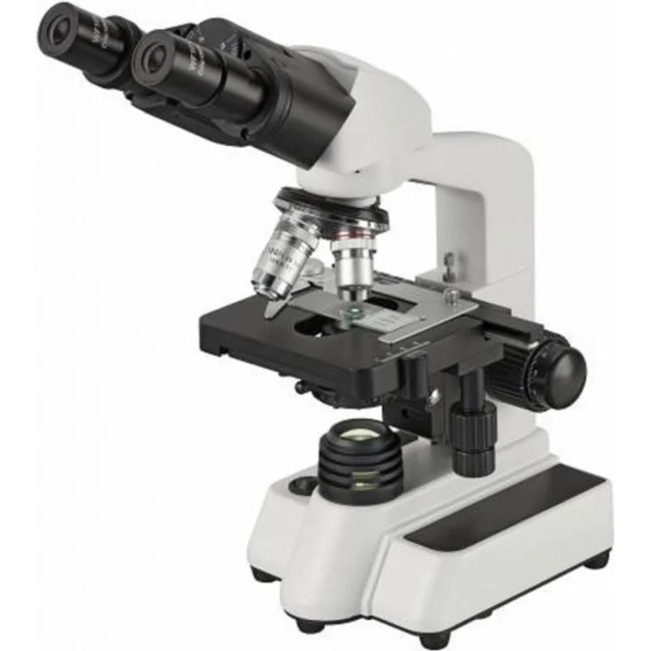 Bresser Optics Researcher Bino Digitales Mikroskop Schwarz Weiß 1000x 40x – Bild 2