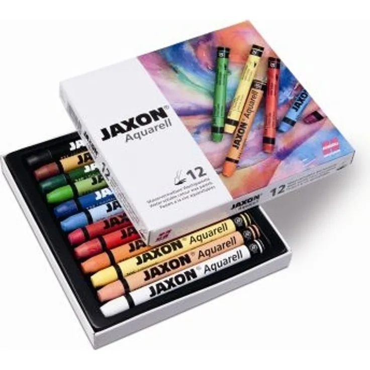 Jaxon Aquarellkreide Jaxon 12er Sc wasservermalbar