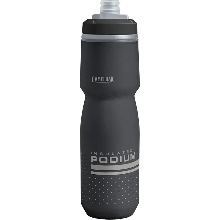 Camelbak Podium Chill Trinkflasche 710 ml - schwarz/silber.