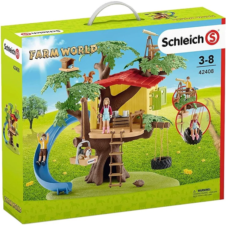 Schleich 42408 Farm World Spielset - Abenteuer Baumhaus, Spielzeug ab 3 Jahren – Bild 8