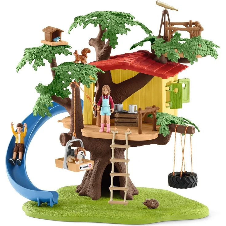 Schleich 42408 Farm World Spielset - Abenteuer Baumhaus, Spielzeug ab 3 Jahren – Bild 2
