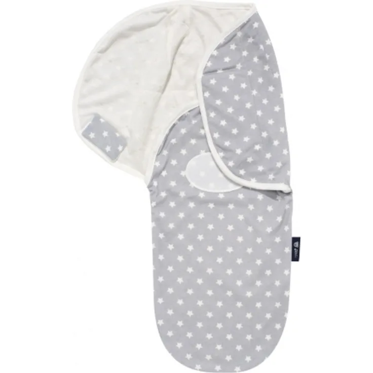 ALVI Wickeltuch Harmonie Gr. XL Stars Silber
