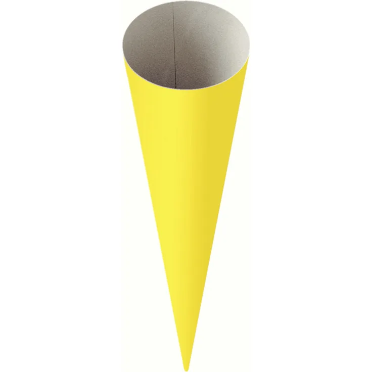 Schultüten-Rohling gelb