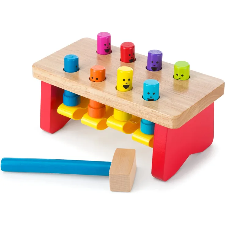Melissa & Doug Luxuswerkbank Zum Hämmern Und Klopfen | Lernspielzeug | 2+ Years| Geschenk für Jungen oder Mädchen