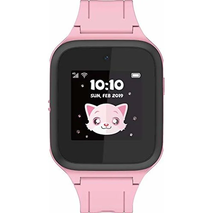TCL 'Movetime Family Watch MT40' Kinder-Smartwatch, 1,3-Zoll-Display (3,3 cm), inkl. GPS-Sensor, Schrittzähler, Sprachnachrichten, Telefon & Videotelefonfunktion, Ortung, SOS Funktion, pink – Bild 2