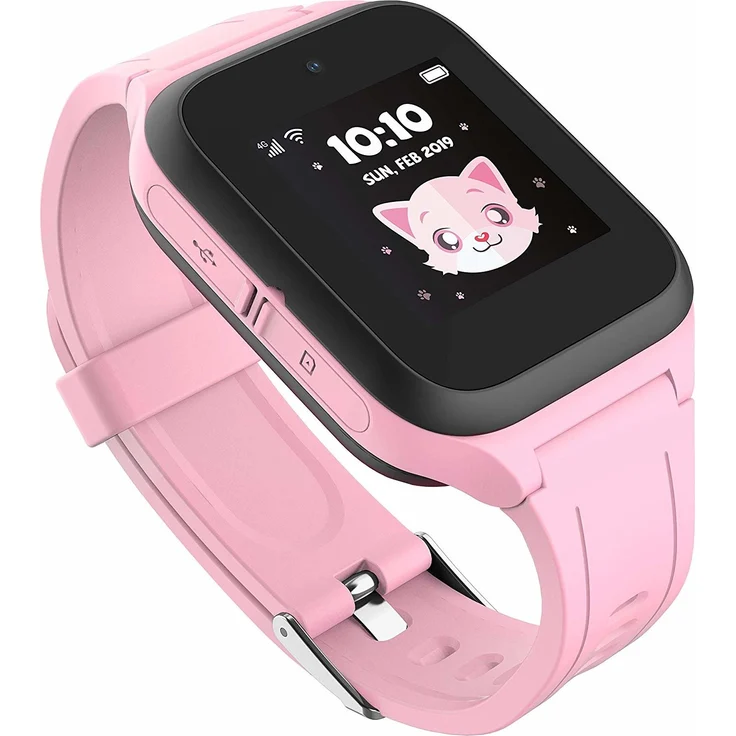 TCL 'Movetime Family Watch MT40' Kinder-Smartwatch, 1,3-Zoll-Display (3,3 cm), inkl. GPS-Sensor, Schrittzähler, Sprachnachrichten, Telefon & Videotelefonfunktion, Ortung, SOS Funktion, pink – Bild 3
