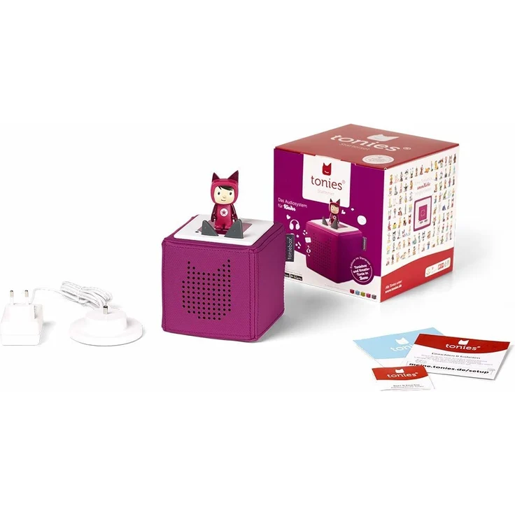 Tonies 'Toniebox Starterset' beere mit Kreativ-Tonie – Bild 5