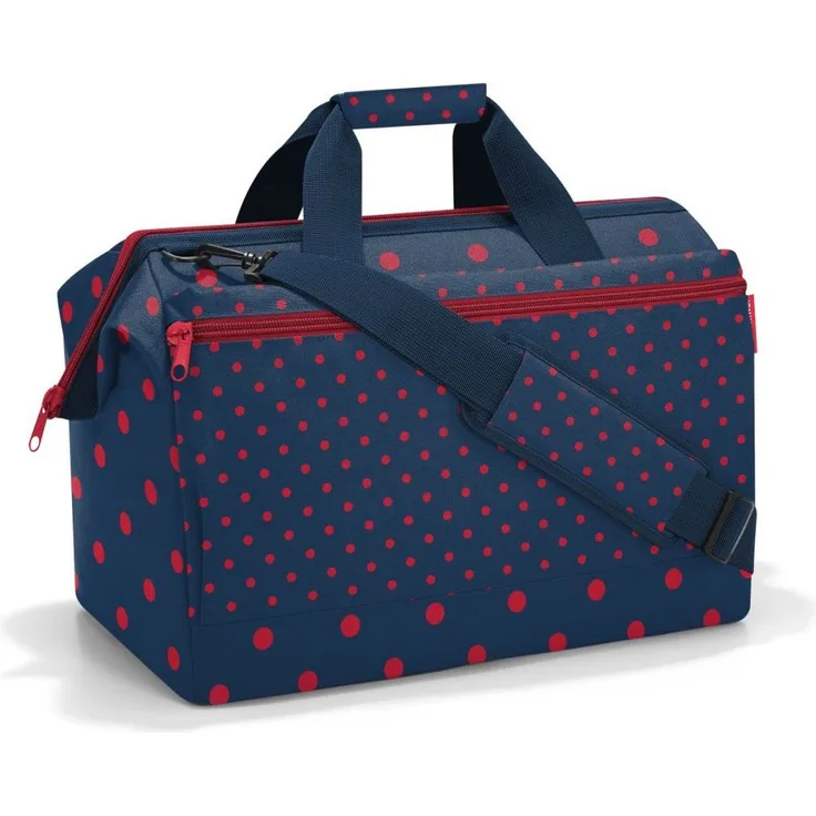 reisenthel Reisetasche allrounder l pocket mixed dots red