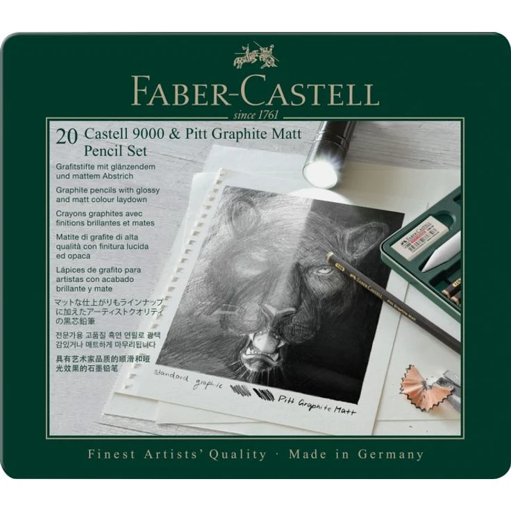Set Pitt Graphite Matt & Castell 9000 - Preisvergleich – Bild 3