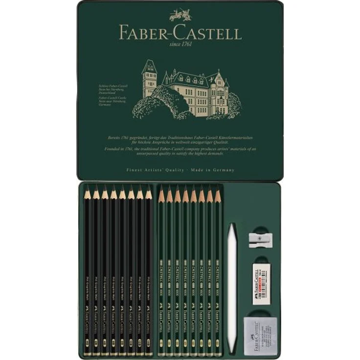 Set Pitt Graphite Matt & Castell 9000 - Preisvergleich – Bild 2