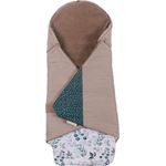 ULLENBOOM ® Einschlagdecke Babyschale, Für Winter geeignet, Eukalyptus (Made in EU) - Babydecke für Autositz (z. B. Maxi Cosi ®) oder Kinderwagen, ideale Decke für Babys