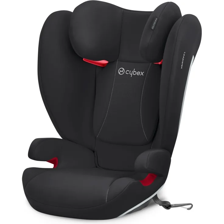 Cybex Silver 'Solution B-Fix' Kindersitz Volcano Black Gruppe 2/3